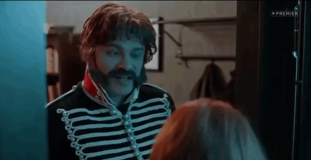 Гифка из сериала "Гусар"