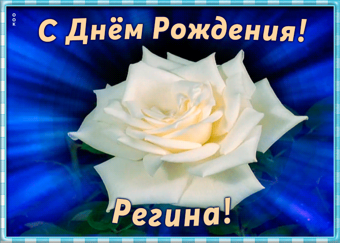 Необычная открытка с Днем Рождения Регина Необычная открытка с Днем Рождения Регина