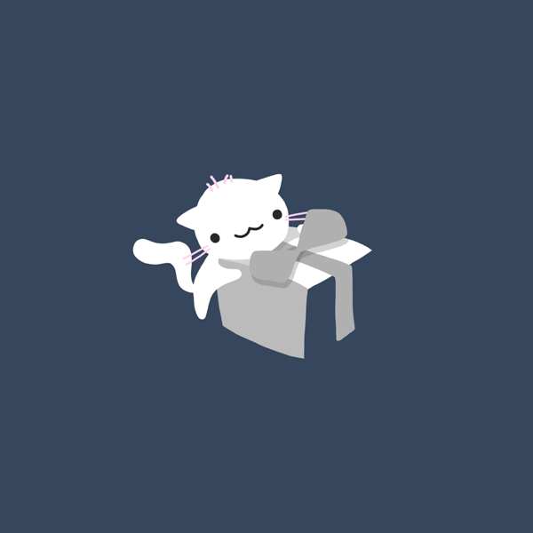 Прикольная gif картинка с бесконечными котятами для дискорда
