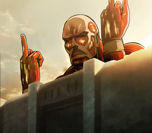 Gif Anime - Attack On Titan, анимированная ава из атаки титанов