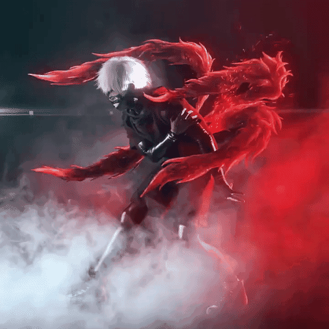 Gif Anime - Tokyo Ghoul, красивая гифка для ДС на аву из Токийского Гуля