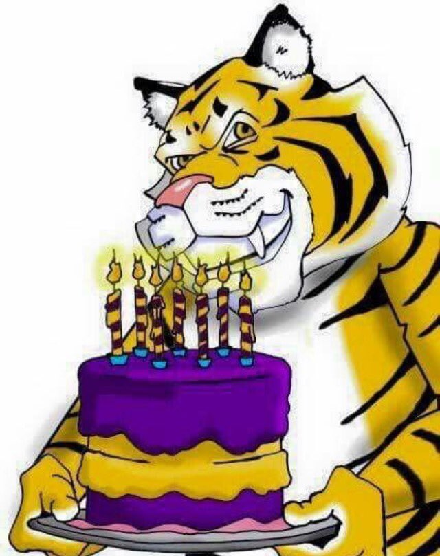 Картинка Happy Birthday тигр