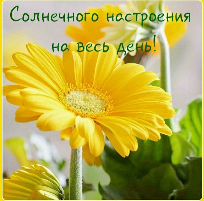 Прекрасного солнечного настроения
