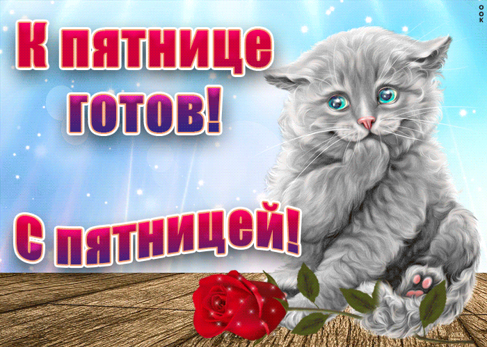 Смешная гифка К пятнице готов Смешная гифка К пятнице готов