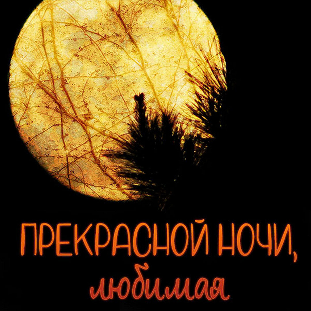 Крутая открытка прекрасной ночи, любимая!