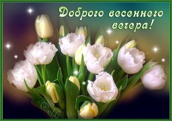 Картинка Доброго весеннего Вечерка.