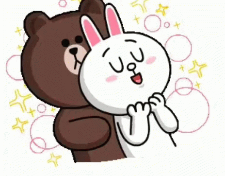  Стикеры line Cony and Brown