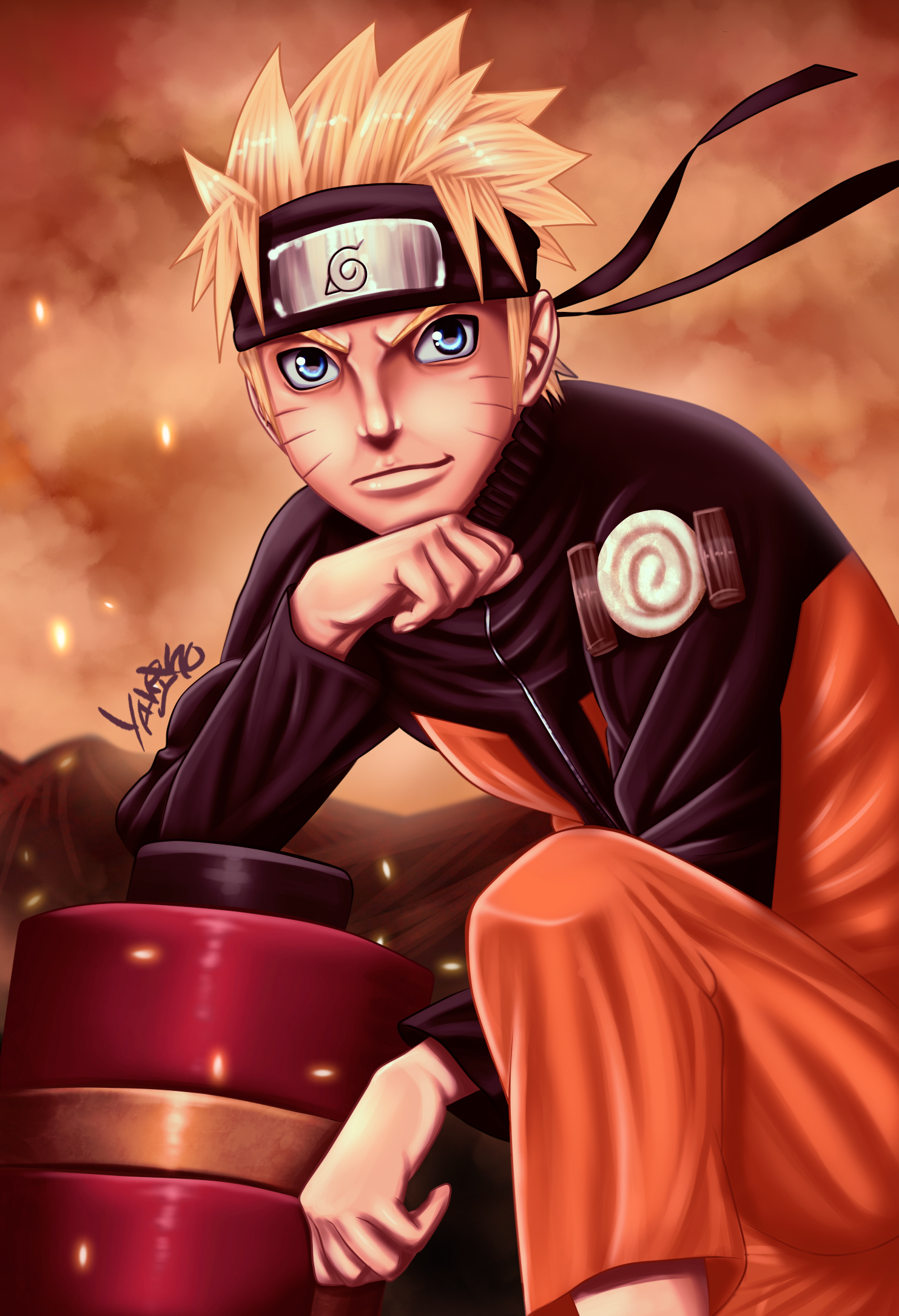 Аниме картинка Наруто Узумаки (Naruto Uzumaki)
