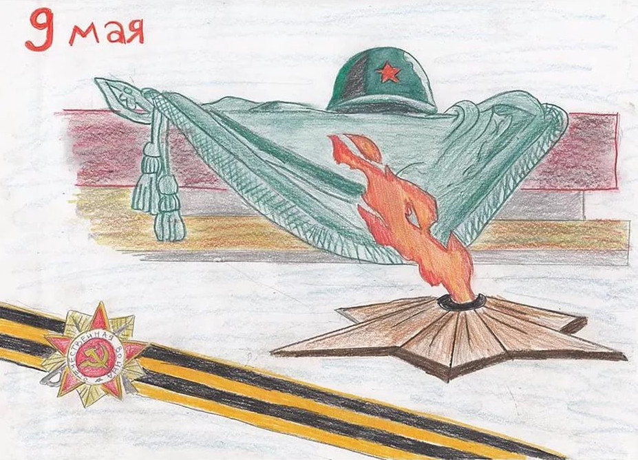 Лучшие идеи для детских рисунков к 9 мая.