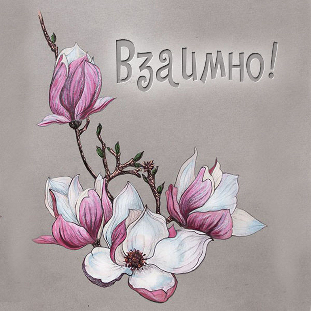 Бесплатная электронная картинка взаимно.