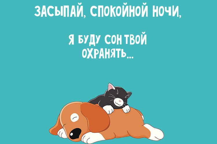 Картинка засыпай, спокойной ночи, я буду сон твой охранять...