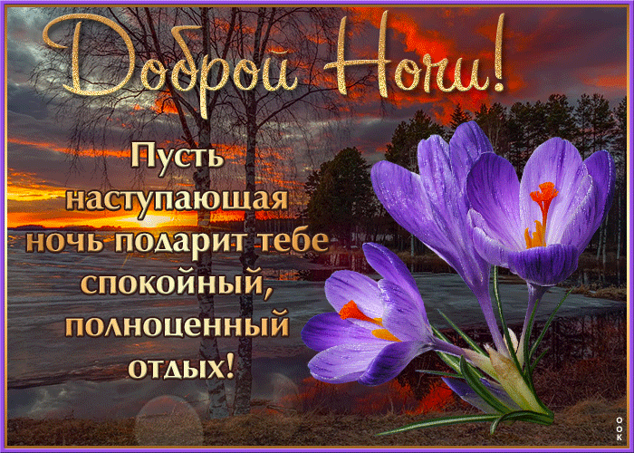 Весенняя гифка Пусть ночь подарит тебе спокойный, полноценный отдых! Весенняя гифка Пусть ночь подарит тебе спокойный, полноценный отдых!