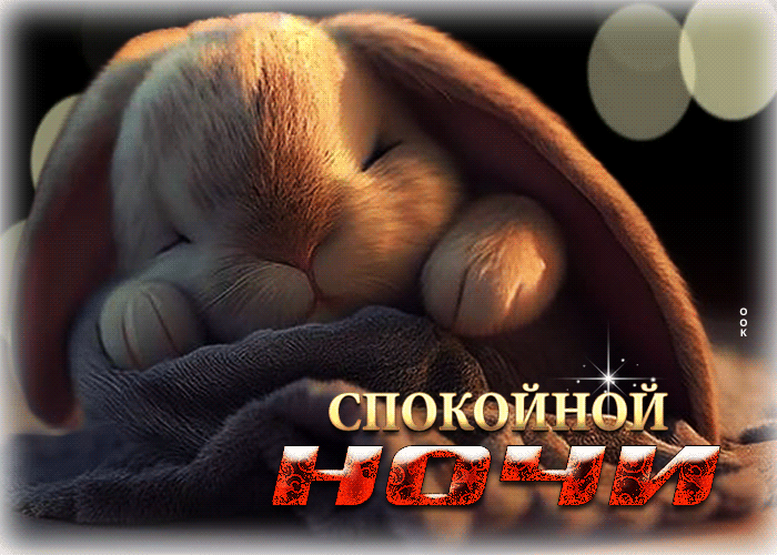 Потрясная открытка Спокойной ночи С зайкой! Потрясная открытка Спокойной ночи С зайкой!