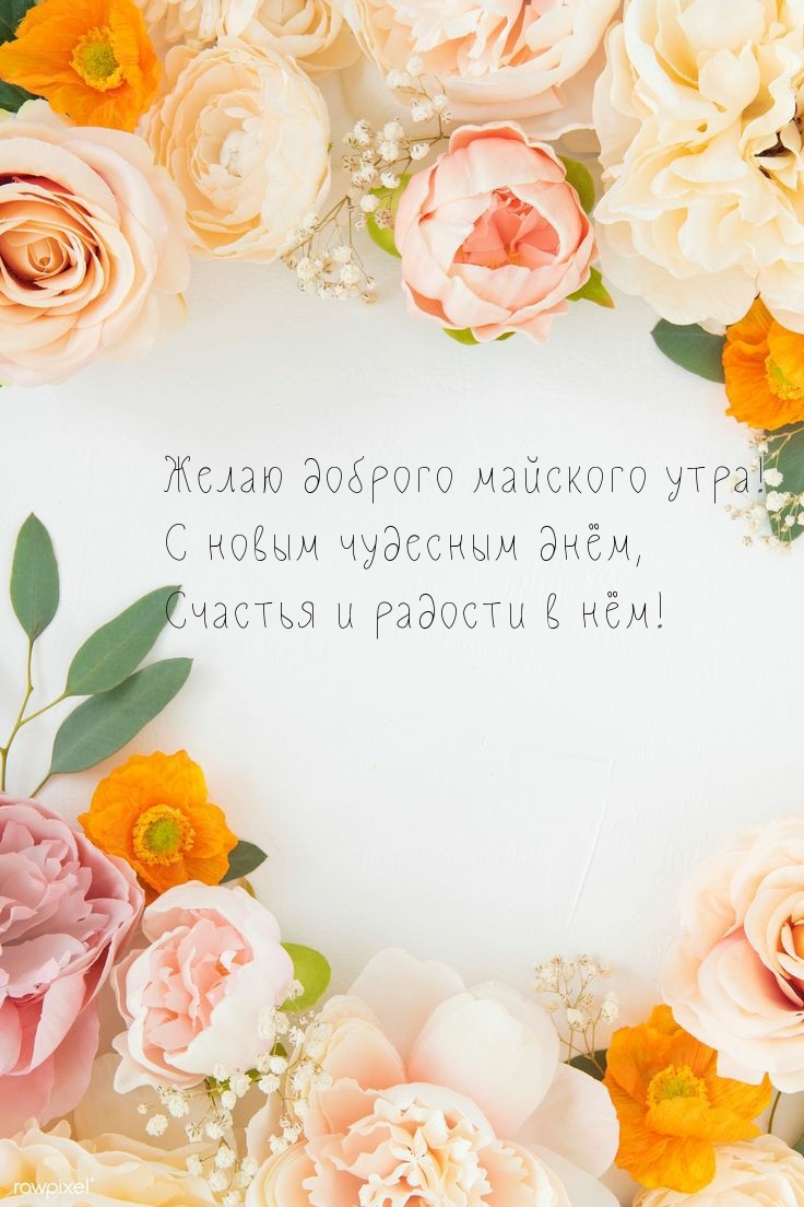 Красивые открытки "Доброго утра!" в мае. Красивые открытки "Доброго утра!" в мае.