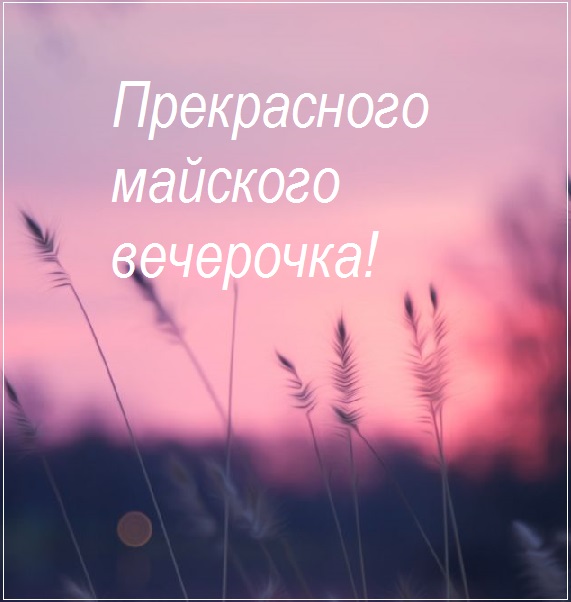 Картинка Доброго майского вечера. Картинка Доброго майского вечера.