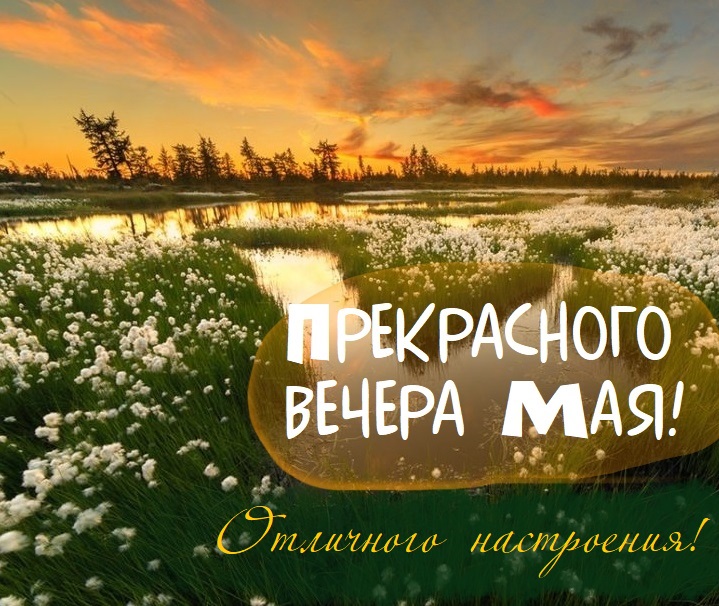 Открытки добрый Майский вечер Открытки добрый Майский вечер