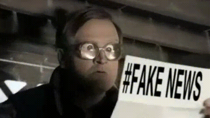 Гифка fake News, Осторожно фейк гиф.