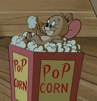 Поедание попкорна в кино GIF Поедание попкорна в кино GIF
