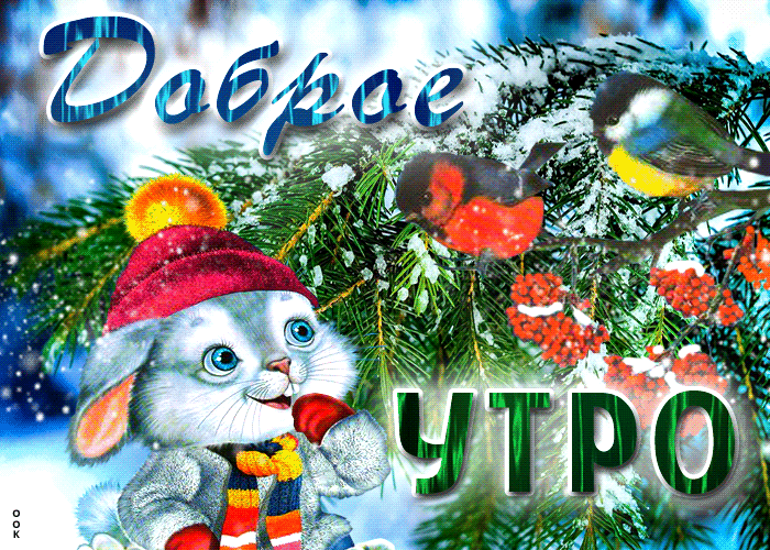 Гифки - Доброе зимнее утро!