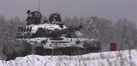 Танк т80, Т-72 гиф.