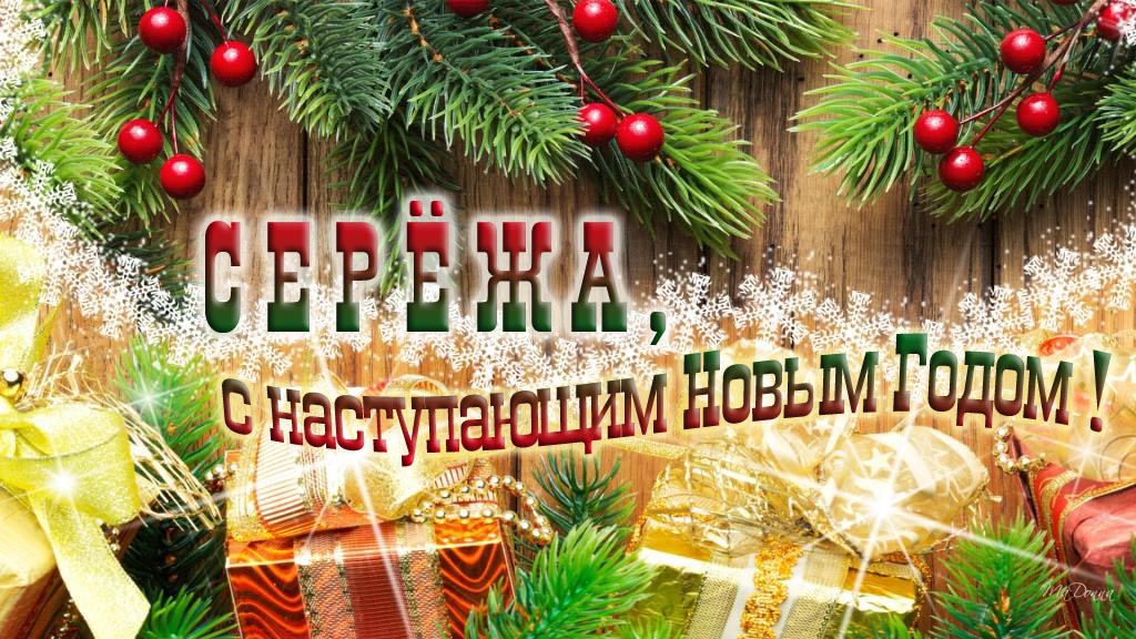 Серёжа, с наступающим Новым Годом!