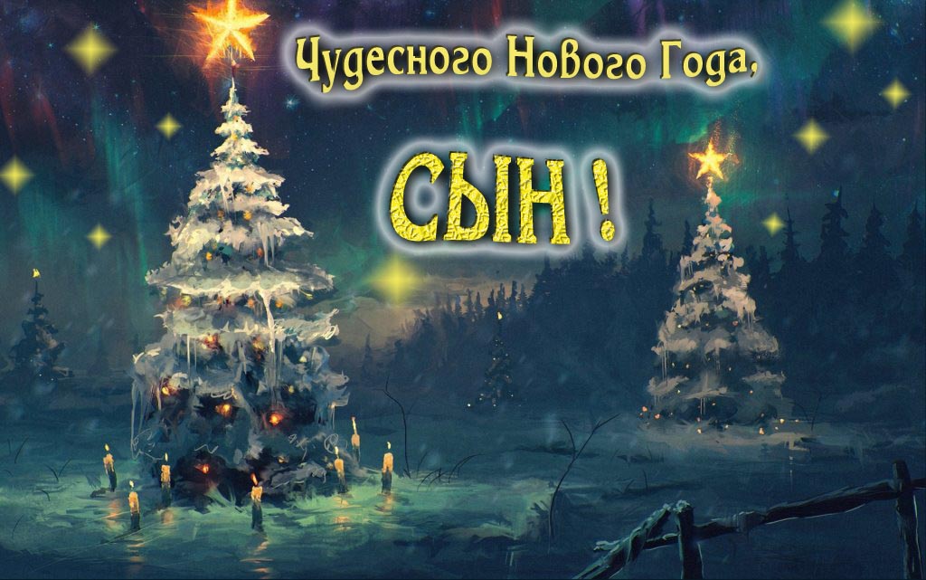 Чудесного Нового Года, Сын. Чудесного Нового Года, Сын.