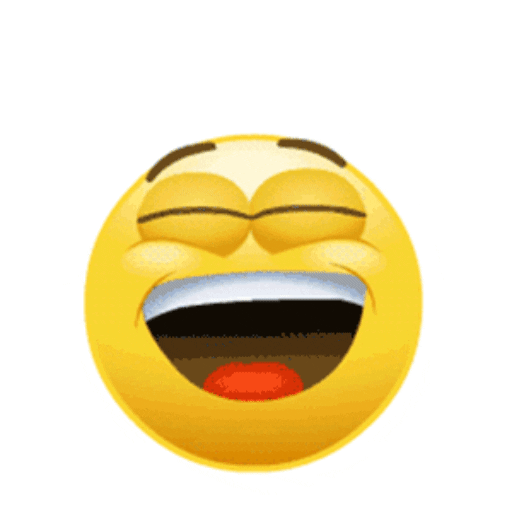 Gif картинка смеющийся смайл.