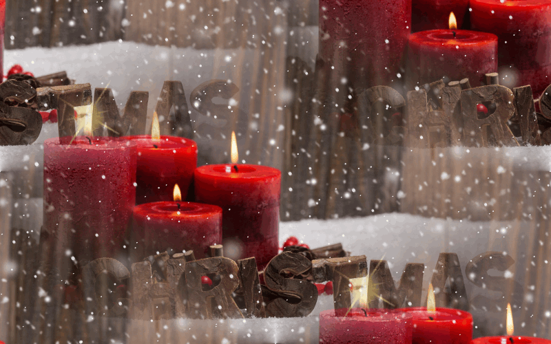 Merry Christmas svechi анимация