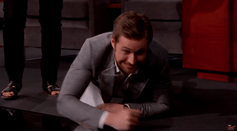 Смешная картинка Райан гослинг abc джимми киммел в прямом эфире гифка.