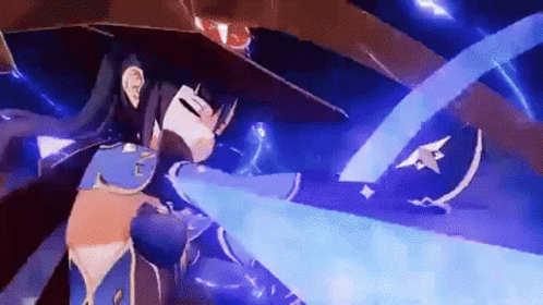 Genshin Impact Mona GIF.