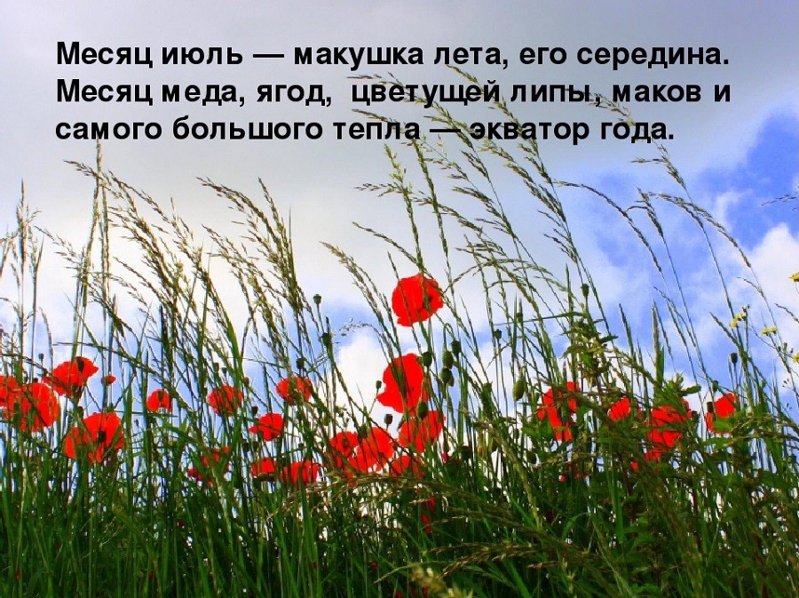 С макушкой лета, солнечного и прекрасного настроения.