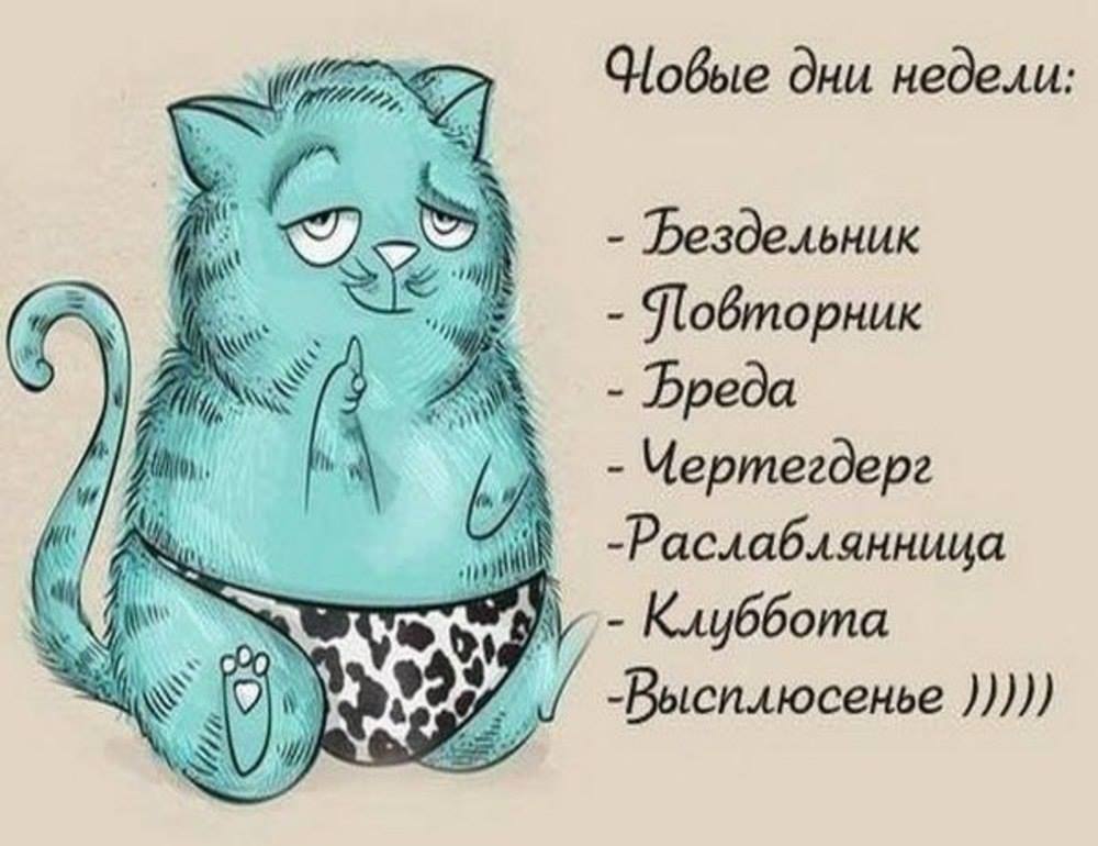 Рабочая Неделя Картинки Смешные.