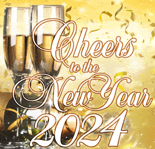 100+ Happy New Year 2024 Animated Gif Images (Moving Pics).