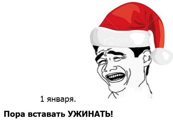 Новый год приколы, Карикатура новый год.