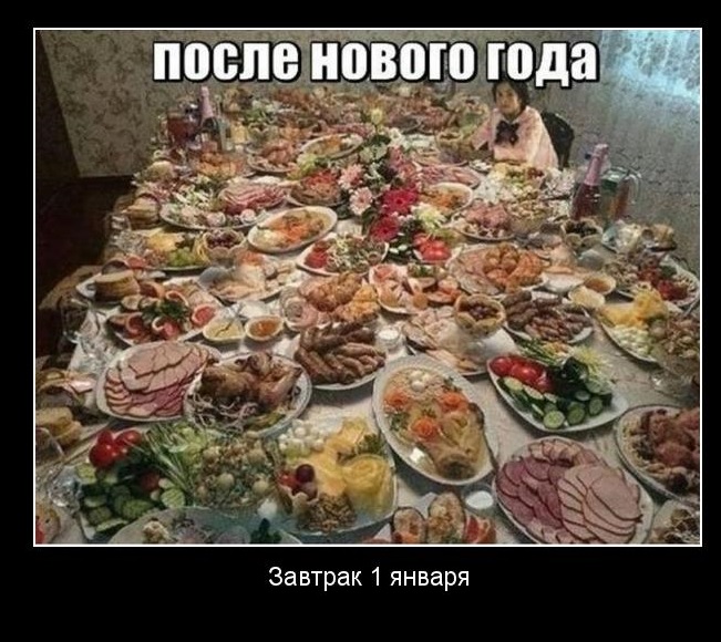 Свежие новогодние мемы и картинки поднимающие настроение.