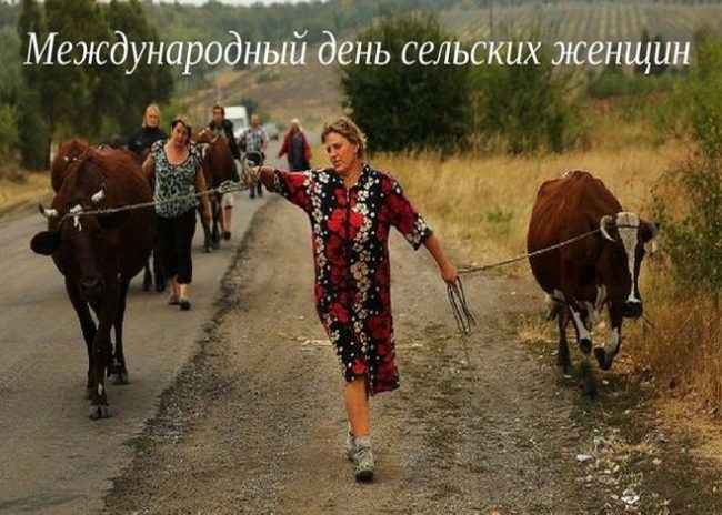 Открытки поздравления с международным днем сельских женщин - скачивайте бесплатно.