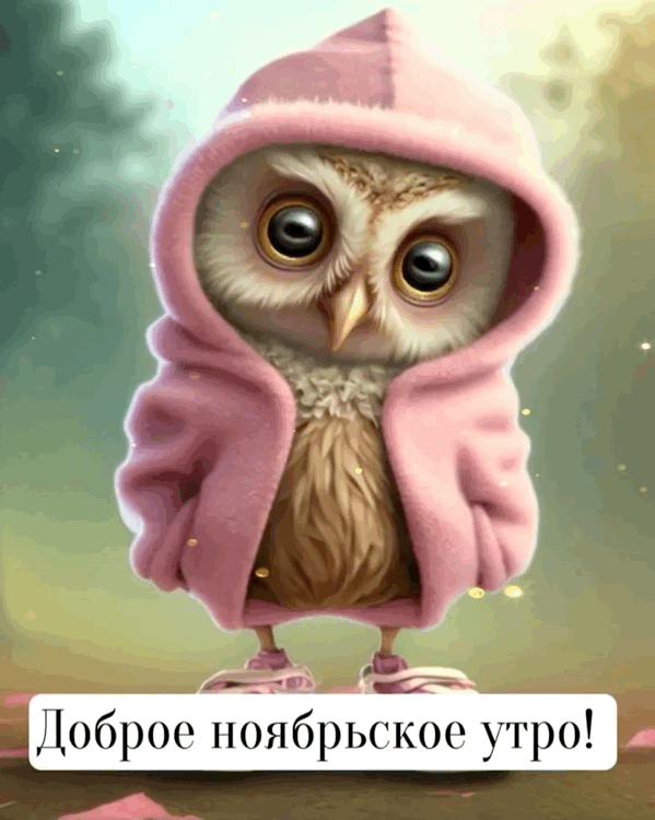 Анимашки с добрым ноябрьским утром Анимашки с добрым ноябрьским утром
