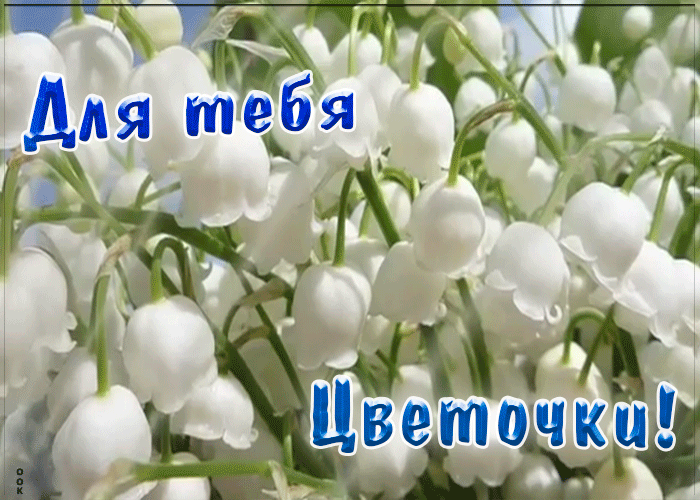 Анимация с ландышами Анимация с ландышами