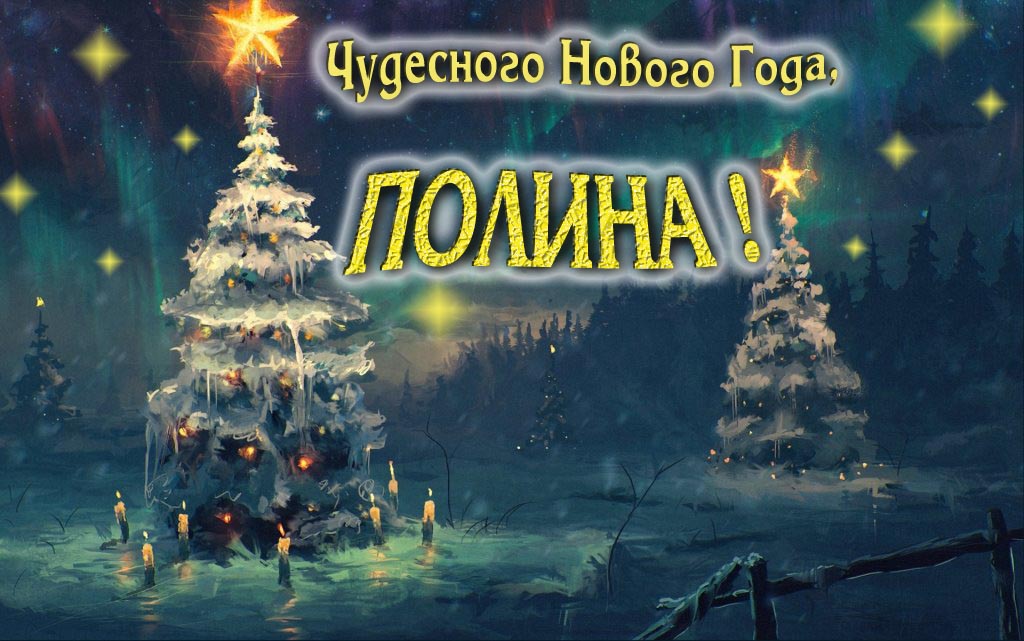 Чудесного Нового Года, Полина.