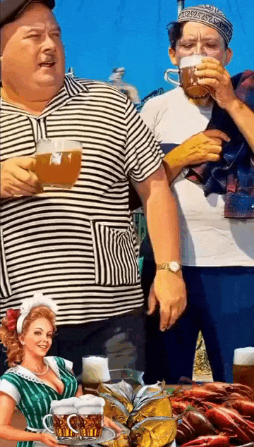 Новая Советская гифка "Поздравляю с днём пива!" с Моргуновым и Никулиным. Новая Советская гифка "Поздравляю с днём пива!" с Моргуновым и Никулиным.