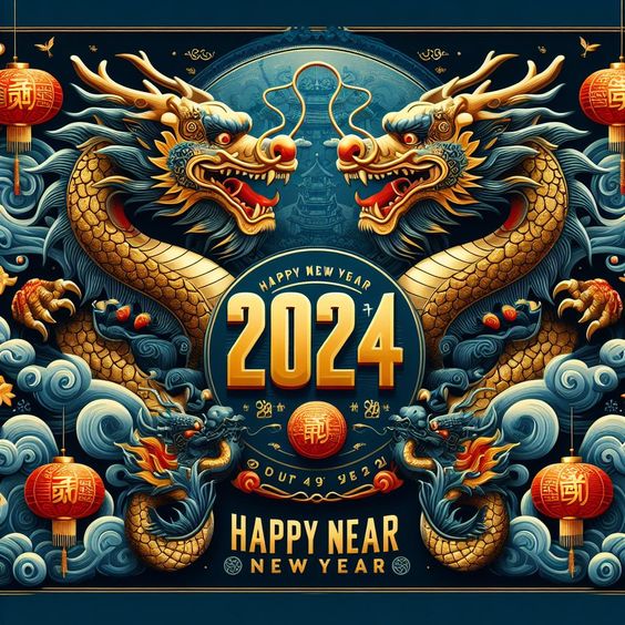Поздравление с китайским новым годом 10 февраля 2024.