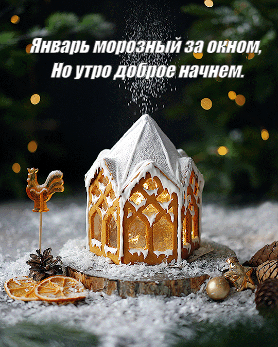 Доброе утро января Доброе утро января