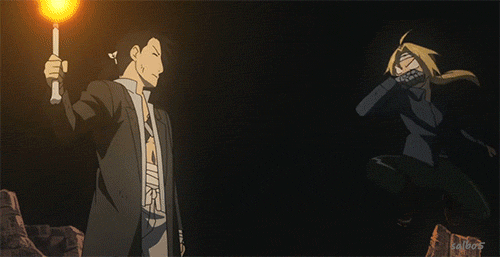 Стальной алхимик аниме бой gif.