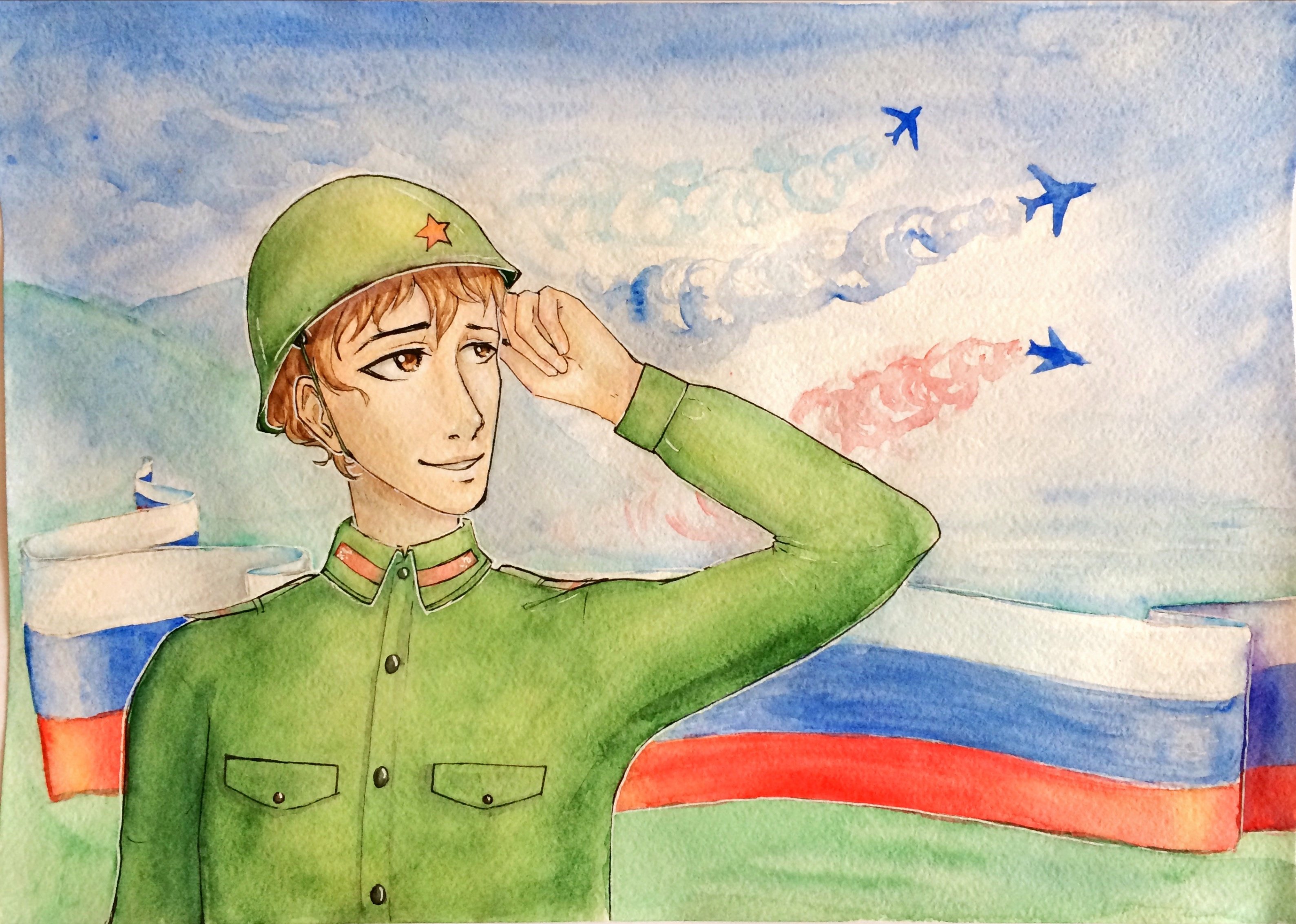 Патриотический рисунок 