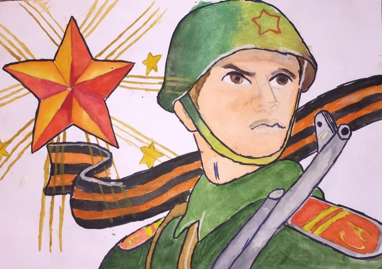  Рисунок на тему армия