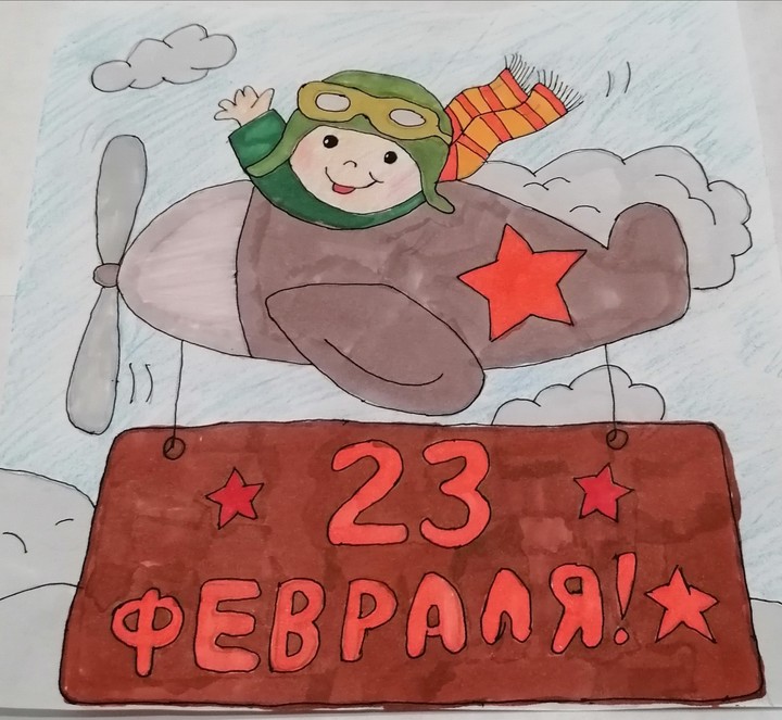 Детские слова солдату на 23 февраля.