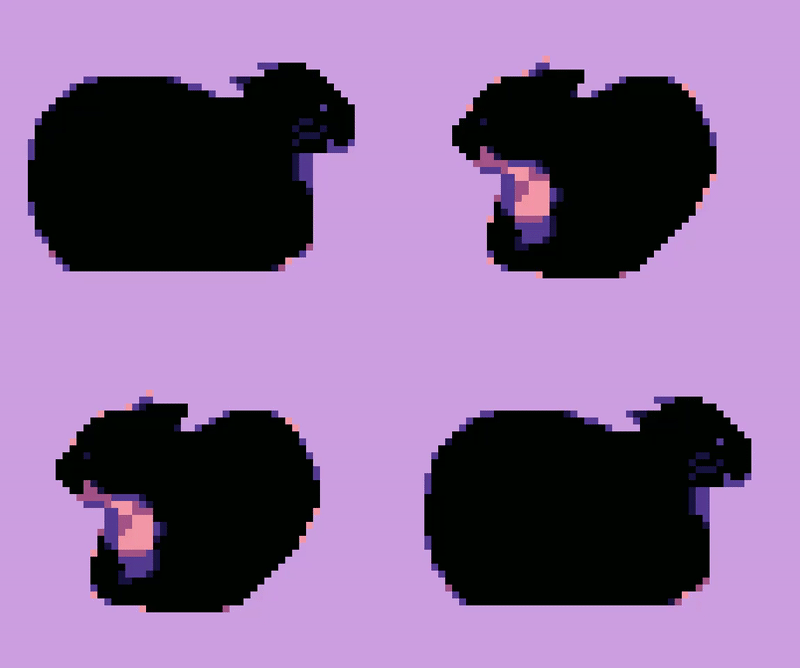 Gif спиннер Maxwell Cat Мем.