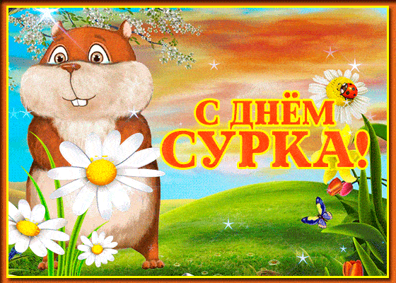 Весенняя мерцающая gif картинка на день Сурка 2024. Весенняя мерцающая gif картинка на день Сурка 2024.