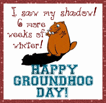 Groundhog Day GIFs, анимация на английском языке. Groundhog Day GIFs, анимация на английском языке.