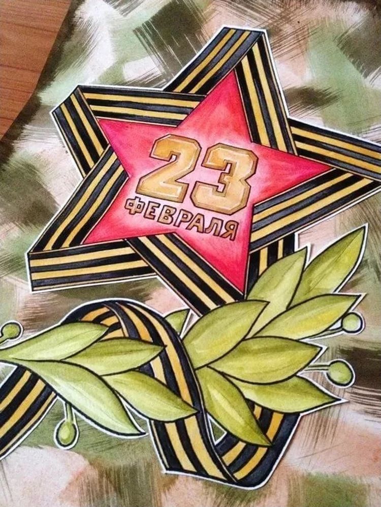 ЧТО НАРИСОВАТЬ на 23 ФЕВРАЛЯ?